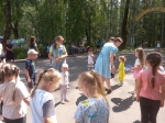 В городском парке культуры и отдыха состоялась игровая программа «В гостях у лета»