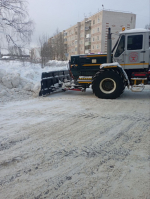 Борьба со снегом в Вичугском округе продолжается.